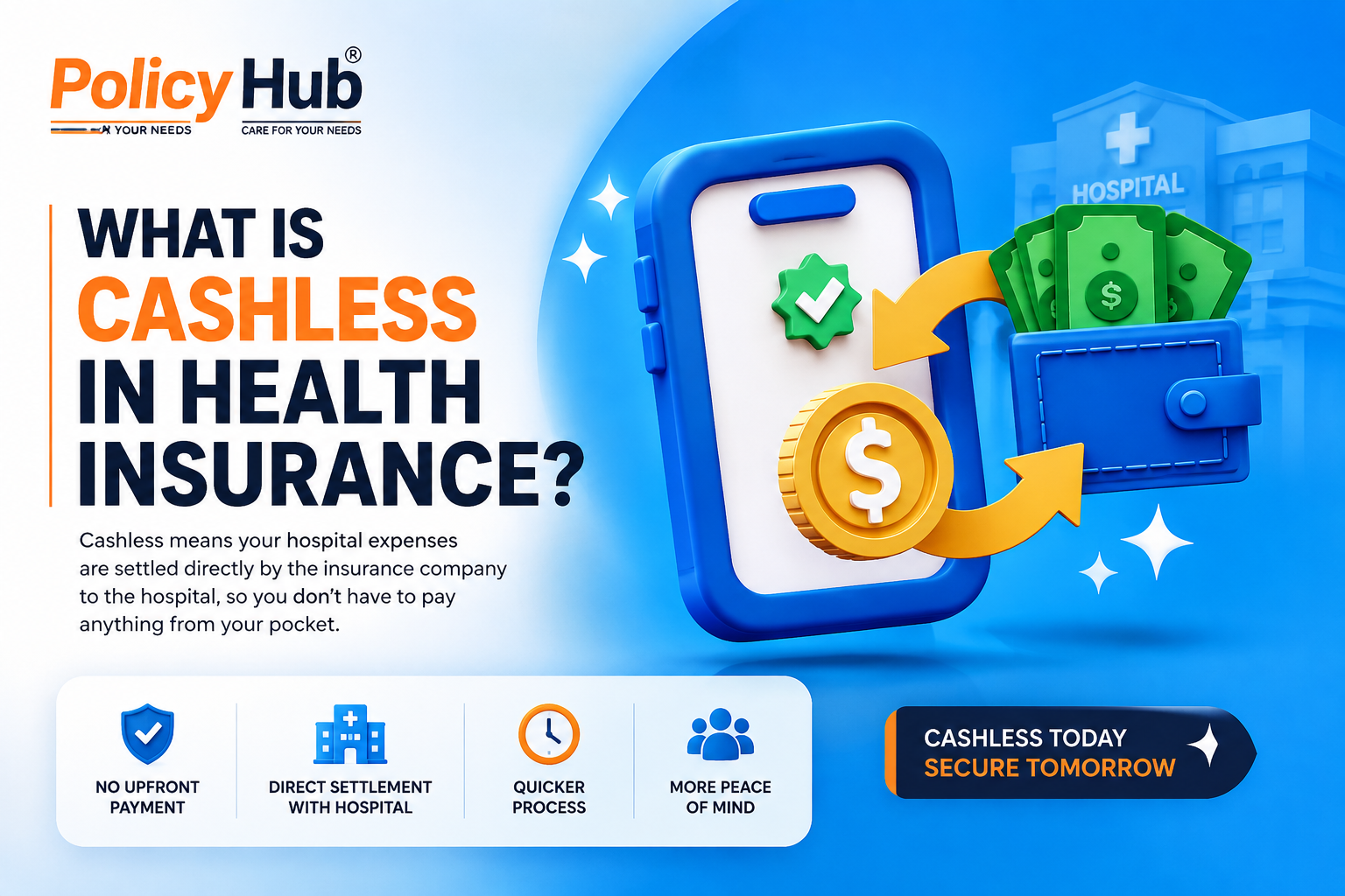 WHAT IS CASHLESS IN HEALTH INSURANCE?